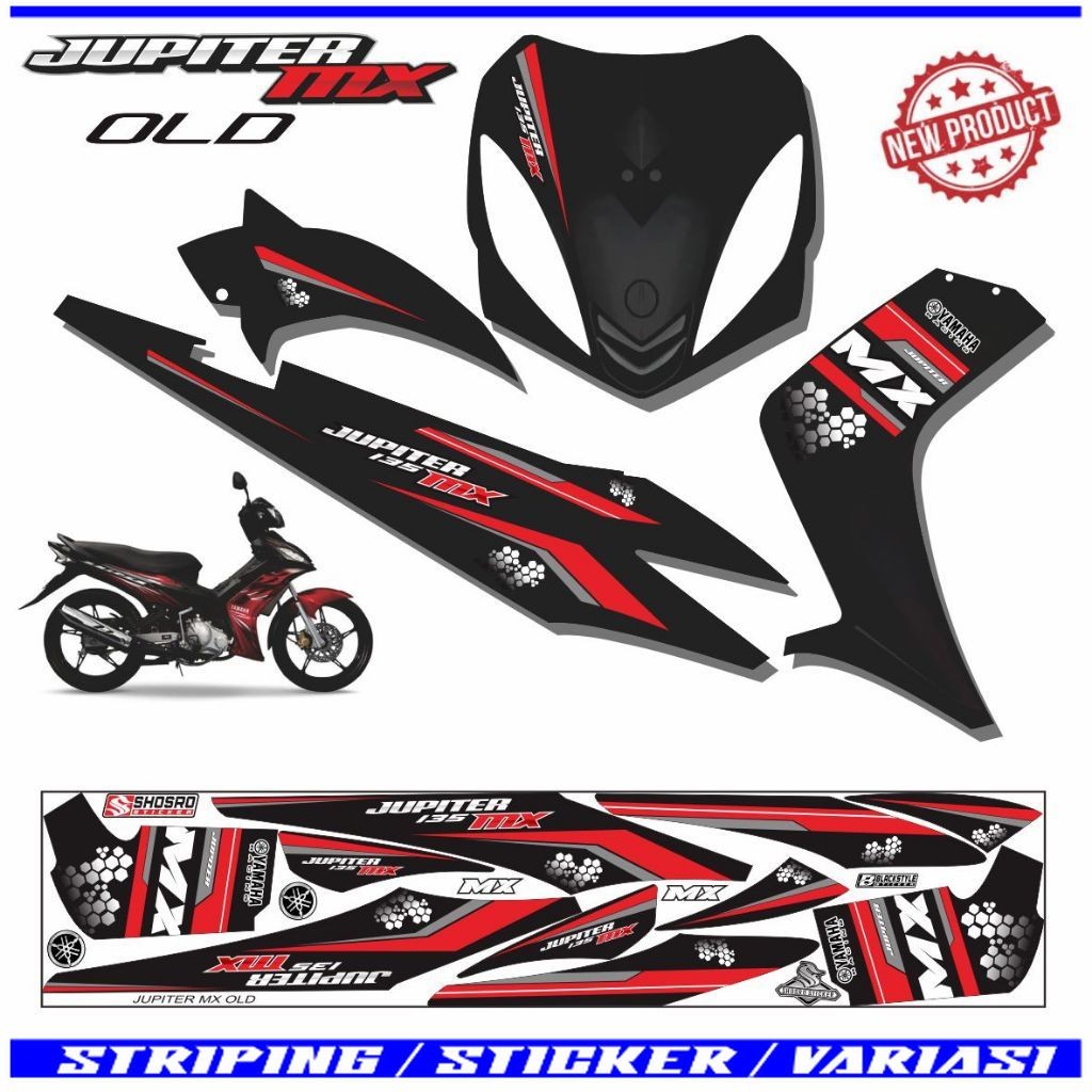 striping JUPITER MX OLD / STIKER VARIASI JUPITER MX LAMA VARIASI TERLARIS