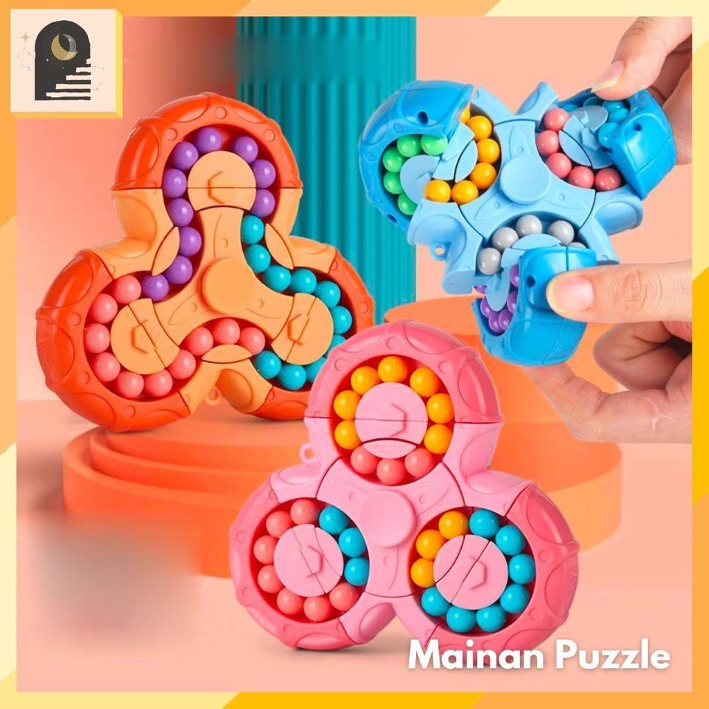 Either.id - Mainan Anak Perempuan Laki-Laki Bayi 0-6 Bulan Edukasi Puzzle Viral
