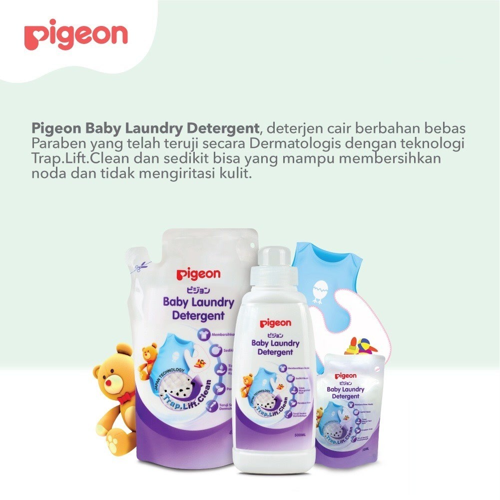 Pigeon Liquid Laundry Detergent | Detergent Pakaian Bayi