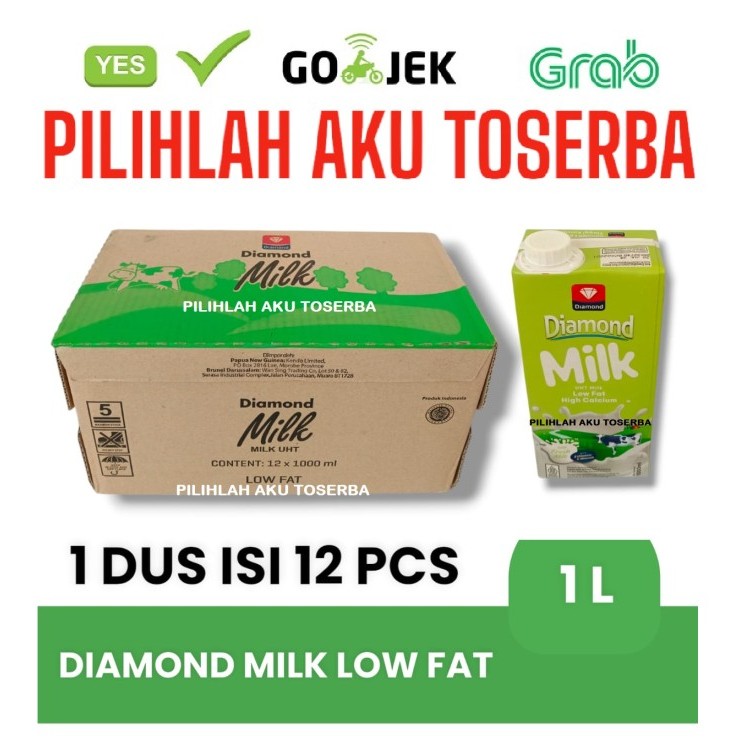 

SUSU DIAMOND LOW FAT HI CAL 1 LITER - ( 1 DUS ISI 12 )