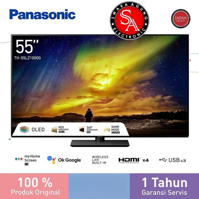 OLED UHD 4K Smart TV 55 inch Panasonic Type : 55LZ1000 - HDR+ ( MEDAN )