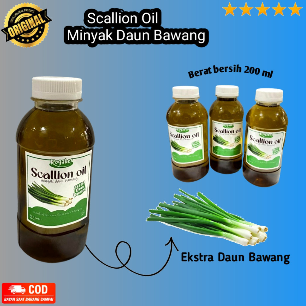 

Scallion Oil - Minyak Daun Bawang 200ml 100% Original dan Alami / N K