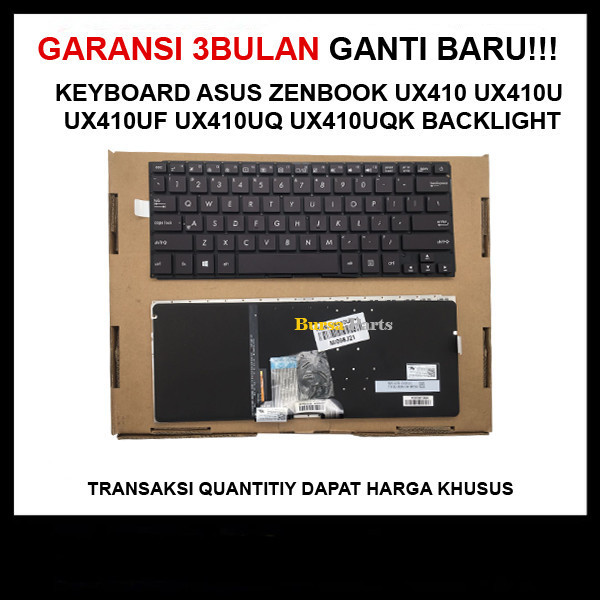 KEYBOARD ASUS ZEENBOOK UX410 UX410U UX310 UX310U BACKLITE UX410UA .