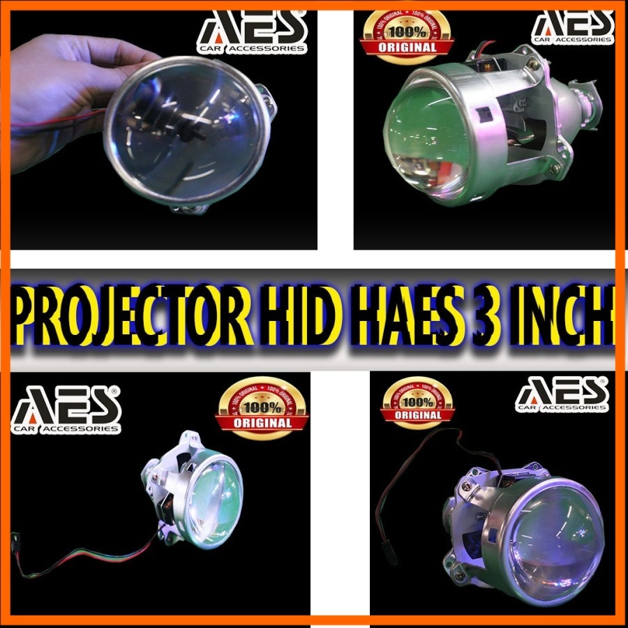 projector only BOWL Projie AES Lensa 3 inch 3in ORI AES ULTIMATE PCS