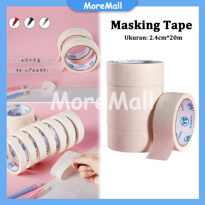 

Isolasi Masking Tape/Masking Tape/Lakban Kertas 24mm