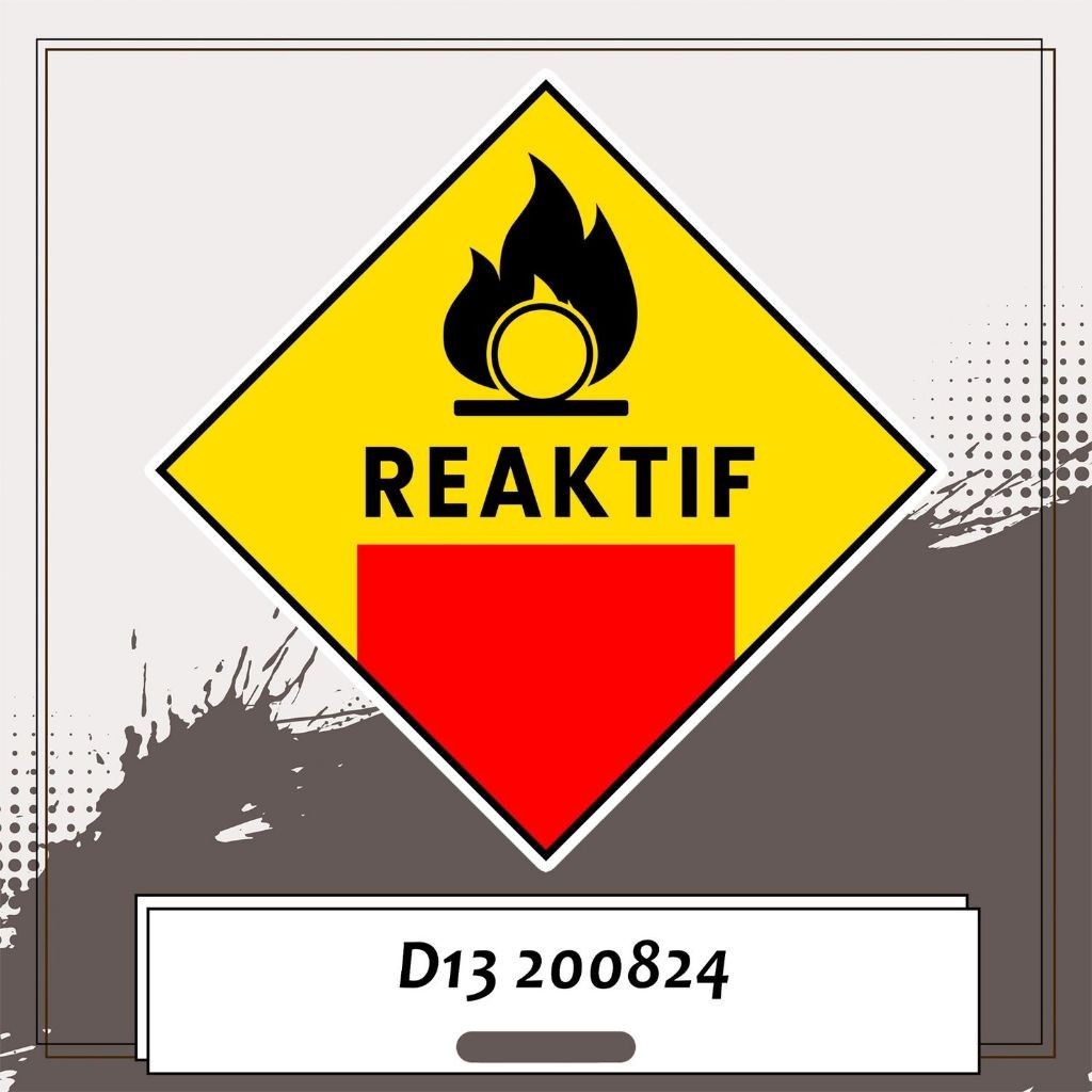 

Stiker Simbol Label K3 Limbah B3 Hazmat Reaktif multi Sticker