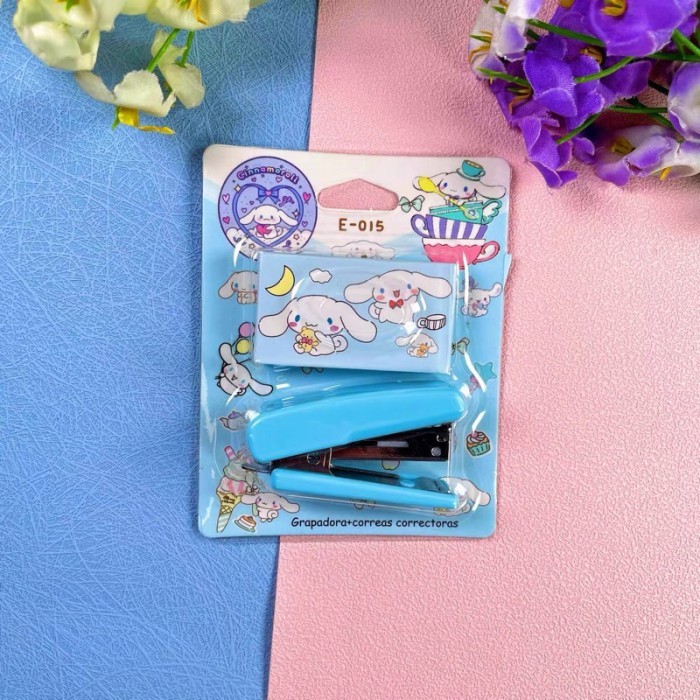 

sanrio theme cute stapler cekrekan sanrio staples mini stationary imut - Cinnamon by Summerstore Id