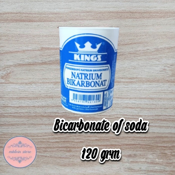 

Bicarbonate of soda Baking soda Natrium Kings 120 Gram