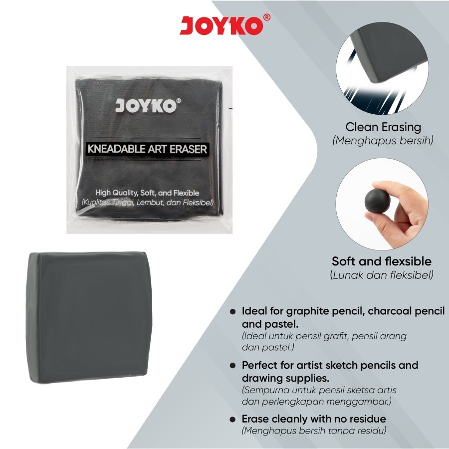 

JOYKO KNEADABLE ERASER KER-138 / KNEADABLE ERASER / KNETGUMMI / PENGHAPUS ULI