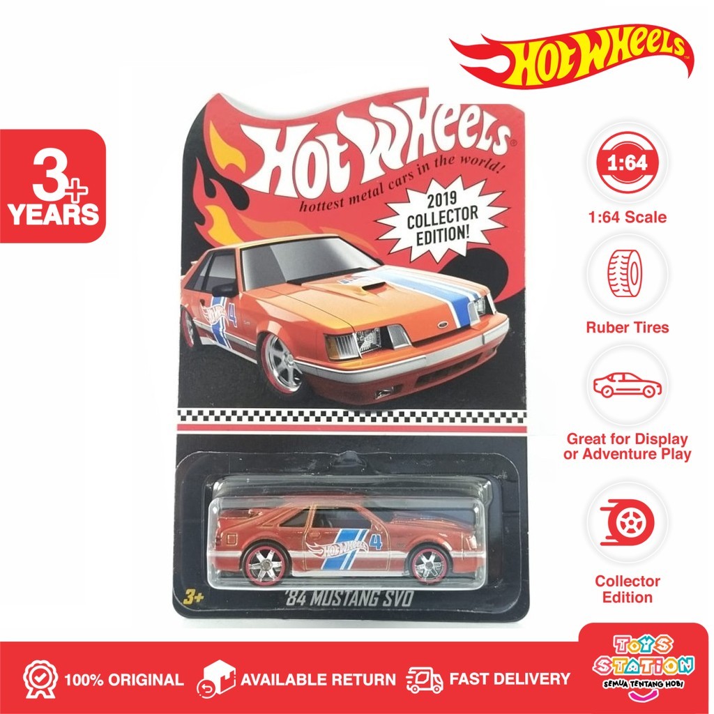 Hot Wheels Collector Edition 2019 84 Mustang SVO