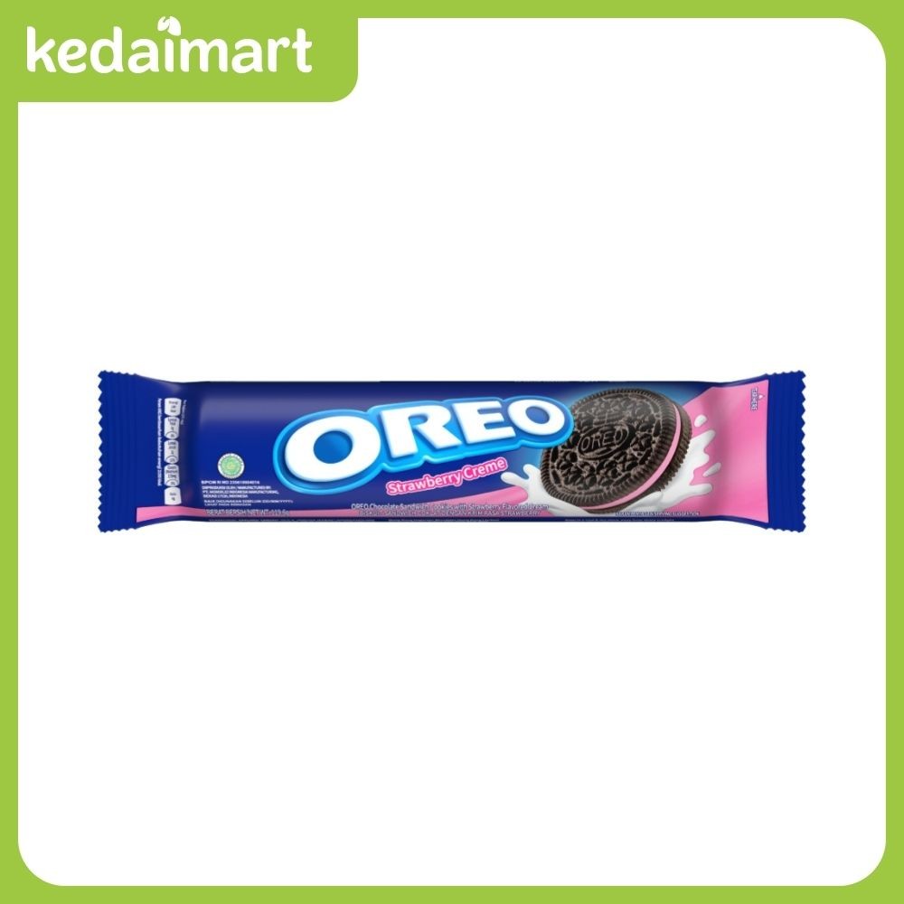 

Oreo Biskuit Strawberry Cream 119.6 Gram