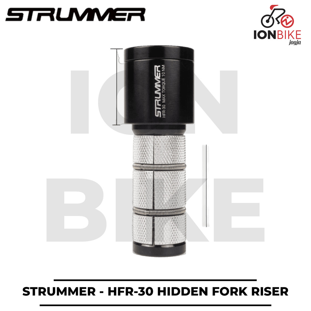 Adaptor Peninggi Fork Strummer HFR30 30mm Stem Stang Extender Hidden Riser Rise Sepeda Tinggi Bukan 