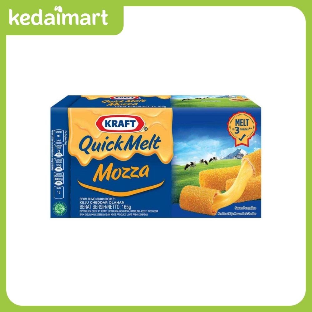 

Kraft Quick Melt Keju Mozza 150 Gram