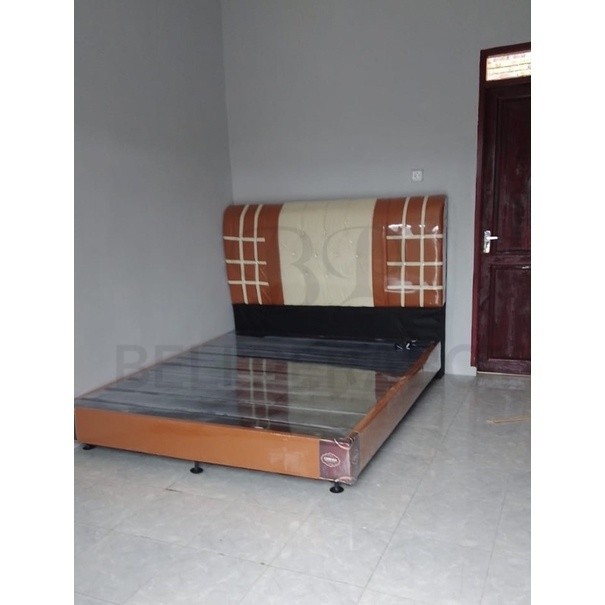 [ PERABOTKU28 ] Divan Sandaran Springbed 5 kaki