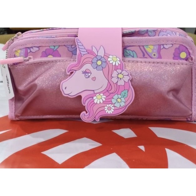 

BEST[Promo] Smiggle Pencil Case Tempak Kotak Pensil Unicorn Pink Gold Original - Unicorn pink