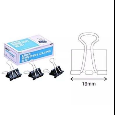 

Binder Clips / Penjepit Kenko No. 107 per Box isi 12 pcs