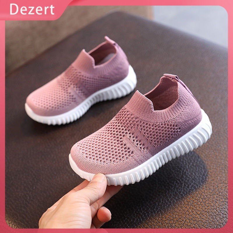 Dezert Sepatu Anak Cewek Sepatu Kanvas Bernapas Mesh Sepatu Anak Perempuan Sepatu Perempuan Kasual W