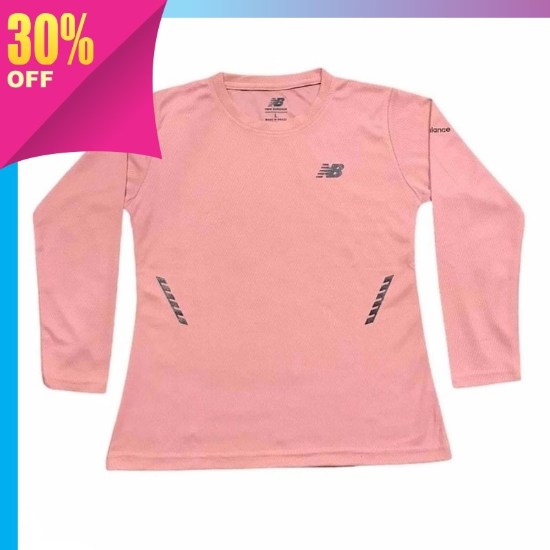 Promo Baju Olahraga Sport Lari Running Badminton Nyerap keringat / (PJ.CEWEK) Kaos Olahraga Wanita L