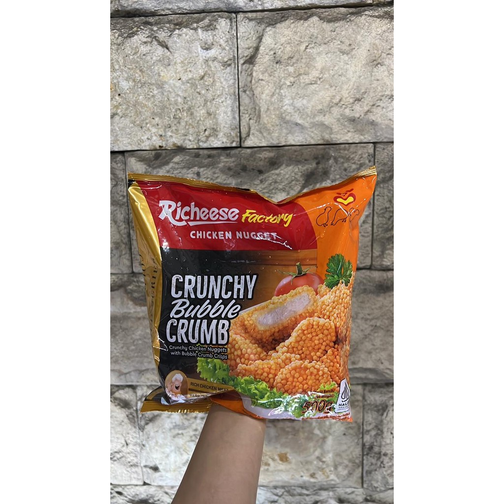 

Richeese crunchy bubble 500g