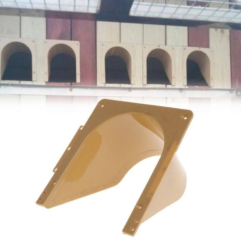 Merpati Pintu Kandang Pengganti 15.2*12.8cm Rumah Sarang Burung Plastik Penghalang Pintu Masuk Merpa