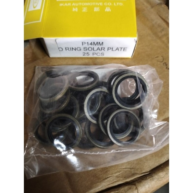 25pcs oring solar 14mm plat UB