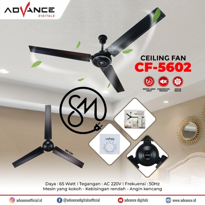 Kipas Angin Advance CF-5602 Ceiling fan langit-langit CF5602 56 inch