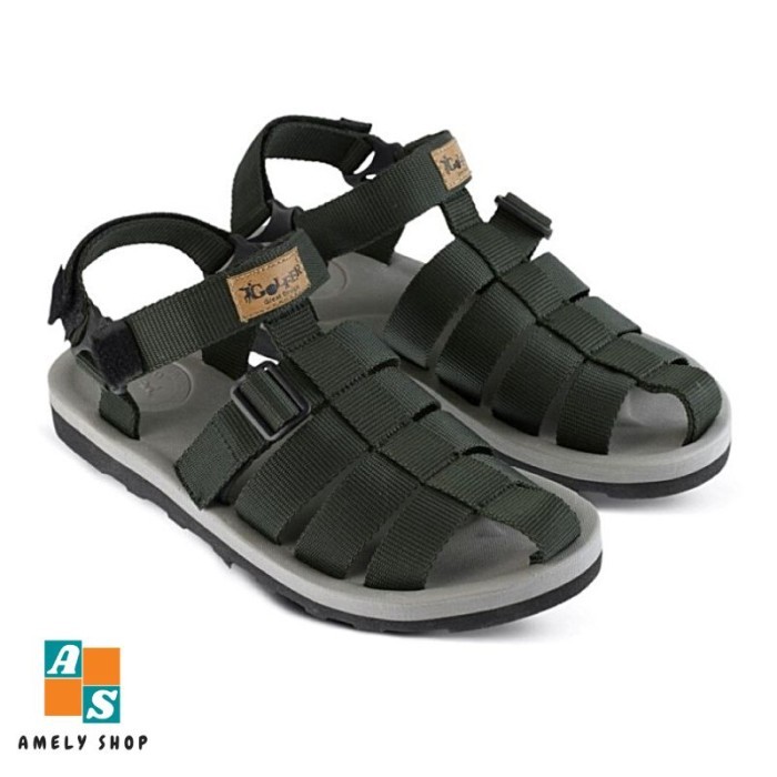 ✨TERLARIS - SANDAL GUNUNG PRIA | Sandal Hiking - Golfer GF.8005 Webing  - 38