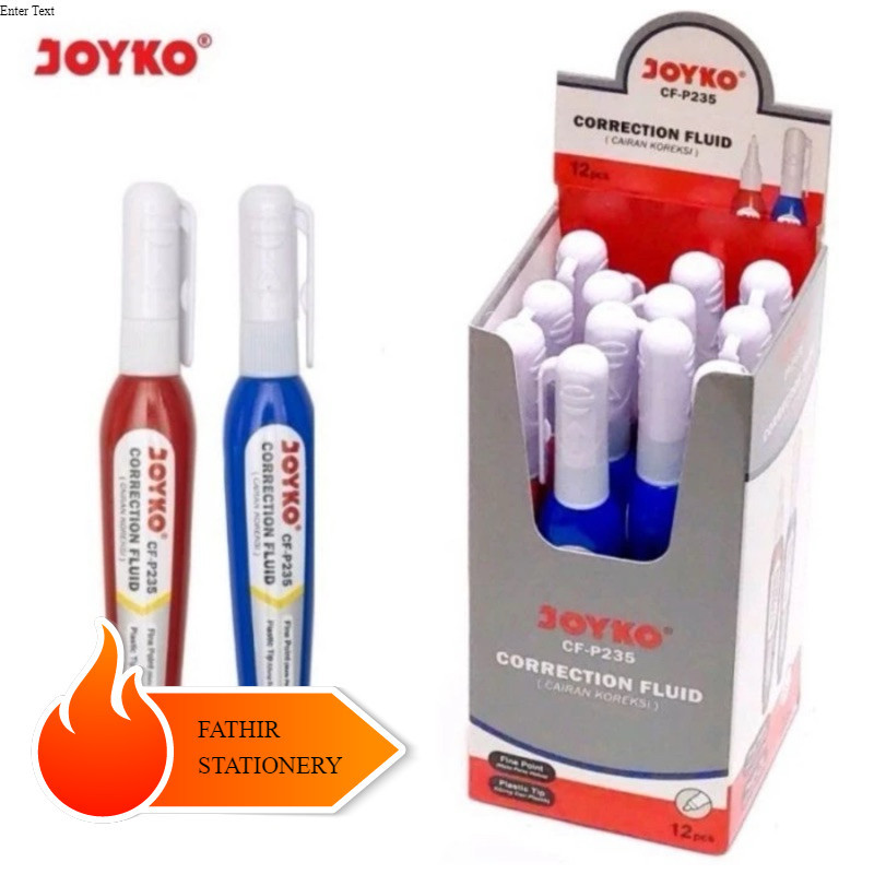 

Tipe x JOYKO P 235 correction fluid 1 Pack - 12 PCS