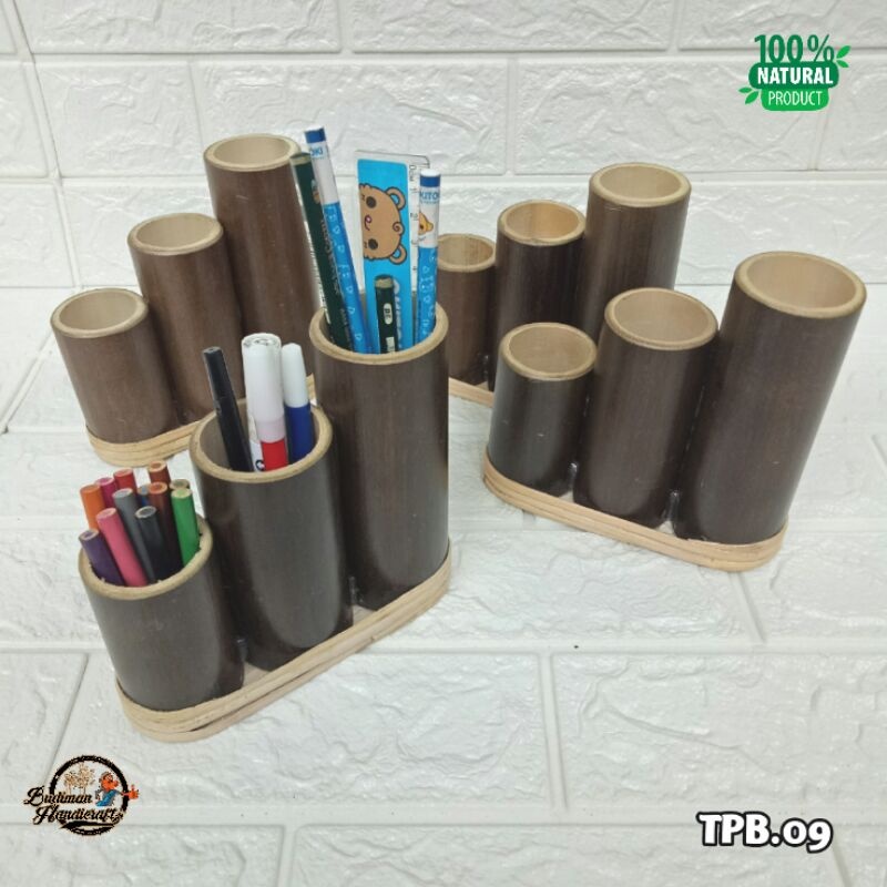

Tempat Pensil / Pulpen dari Bambu Hitam type TPB.09,fas bunga tmpt sendok stetic dan lain2
