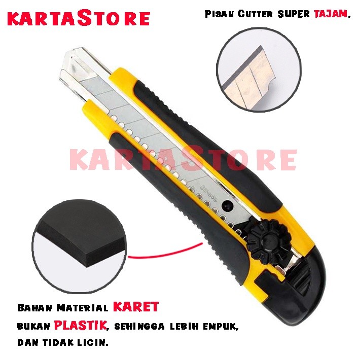 

PISAU CUTTER SUPER TAJAM JAPANESE QUALITY IMPORT PackLah