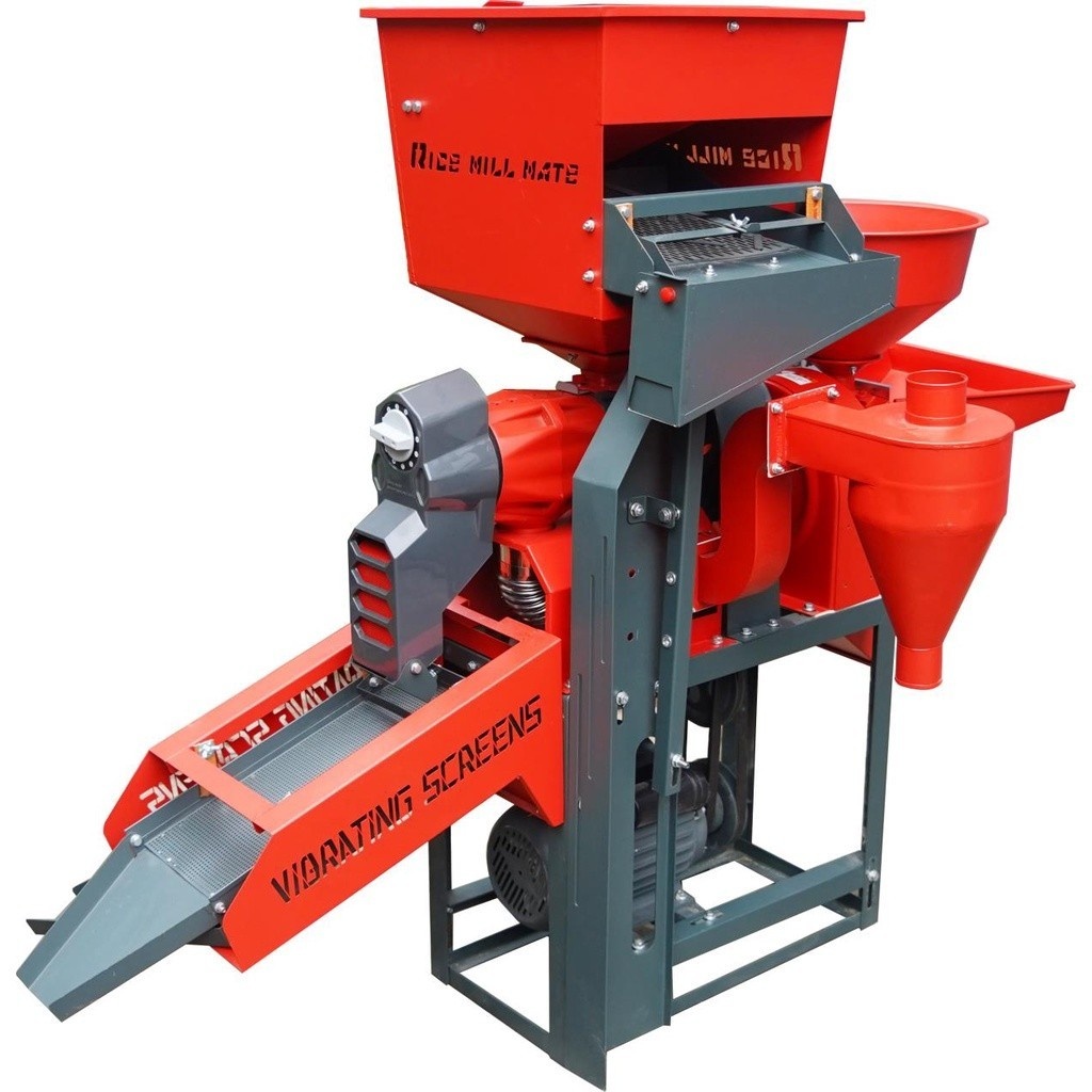 Mesin Giling Padi Beras Gabah Selep 4in1 BADJA PRO MAX CRM4IN1 Penepung  / Combine Rice Disk Mill Po