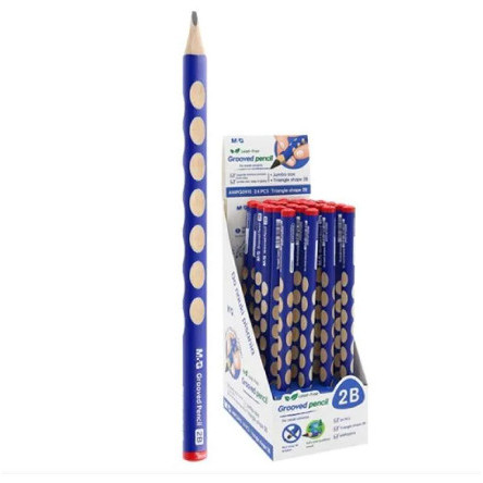 

Pensil 2B M&G AWPQ0915 Grooved Pencil/Pensil Segitiga/Triangle Pencil/Pensil 2B