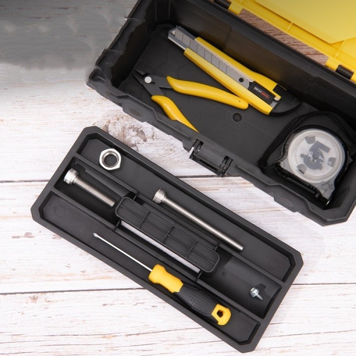 SALE Tool Box Besar 12-20 Inch Tools Box Kotak Peralatan Besi /Tool Box Stainless Kuat 3