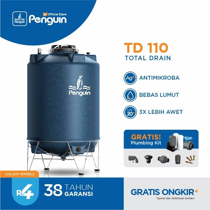 Penguin TD-110 1000 Liter Toren Tandon Tangki Air Total Drain Tank