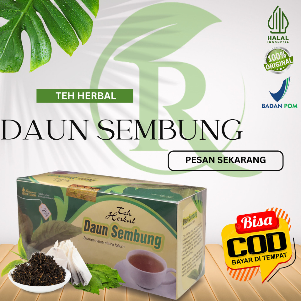 

Minuman Kesehatan Teh Celup Daun Sembung Tazakka Original Pengolahan Standar SNI,CPOTB dan ISO Melancarkan Pencernaan Meredakan Masalah Pernapasan Mengurangi Peradangan Membantu Detoksifikasi