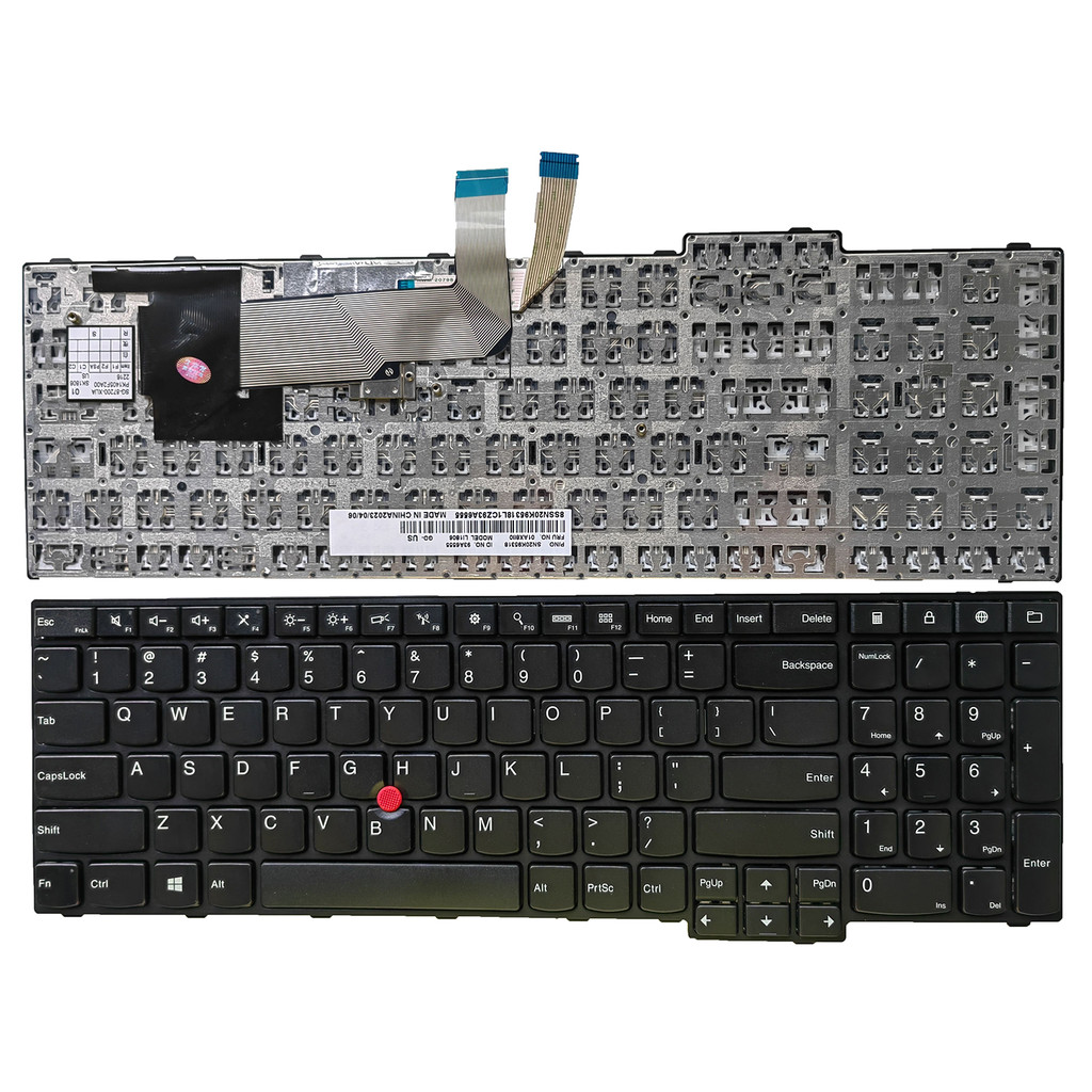 Laptop Replacement US Layout Keyboard for Lenovo Thinkpad E550 E550C E555 E560 E560C E560P E565