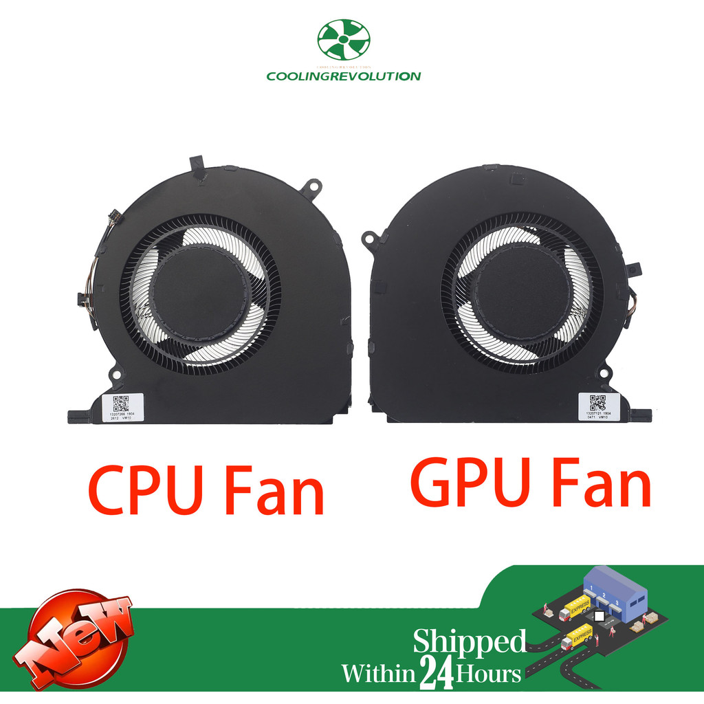 Laptop CPU GPU Cooling Fan For  Razer Blade 14 2021 RZ09-0370 Ryzen 9 5900HX RTX 3070 RTX 3080