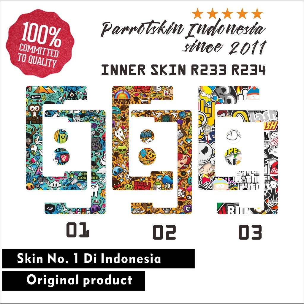 

PROMO Stiker Inner R 233 R 234