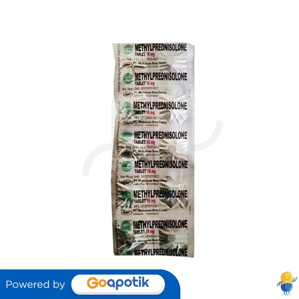 Methylprednisolone Mahakam 16 Mg Strip 10 Tablet