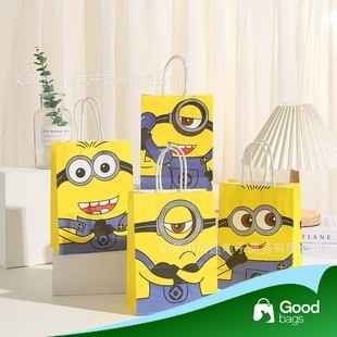 

Paper Bag Kraft / Paper Bag Minion / Paper bag Ultah / Goodiebag Ultah / Paper Bag Motif I AK02M5