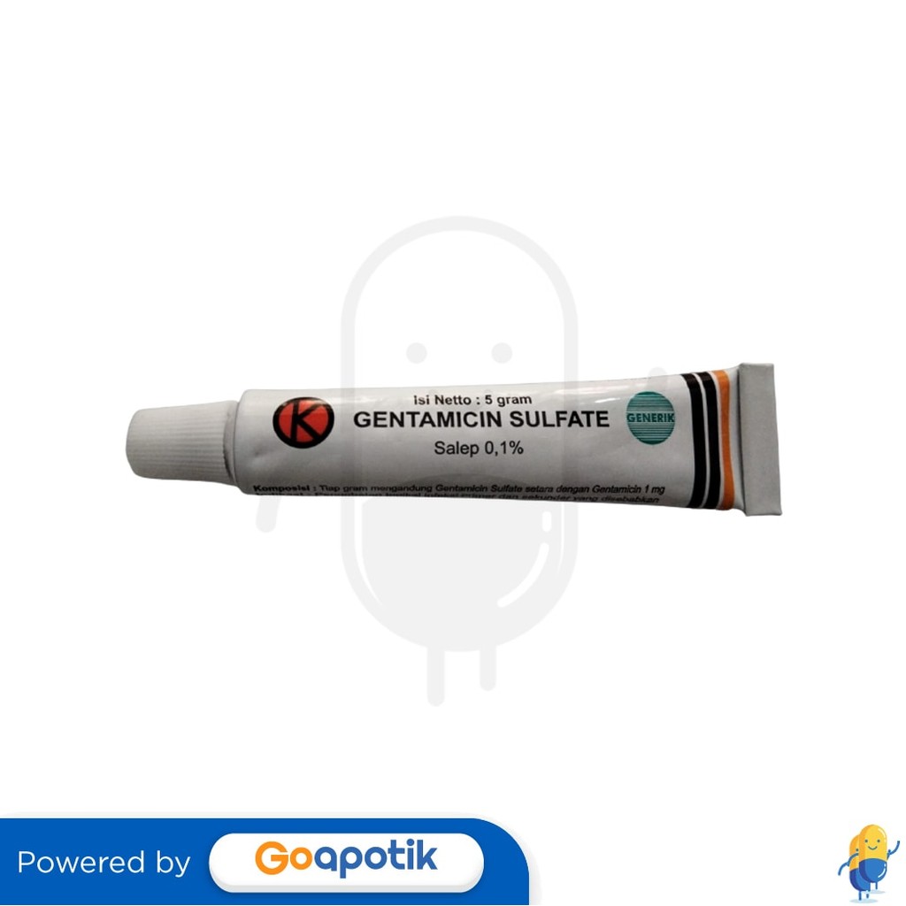 Gentamicin Kimia Farma 0.1% Salep 5 Gram Tube