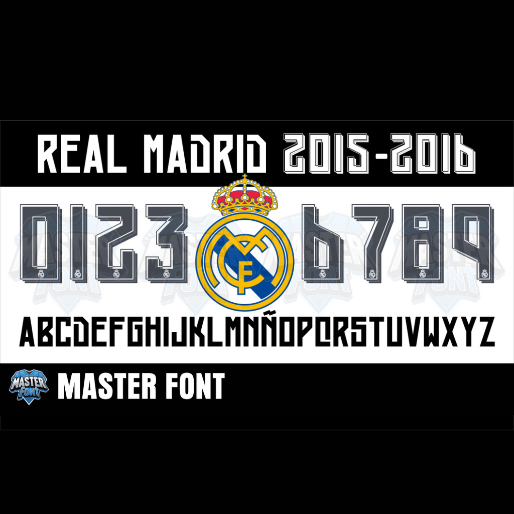 Nameset Jersey - Real Madrid 2015