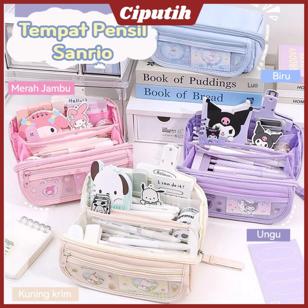 

JAMIN MURAH !!!【COD】4 Gaya Sanrio Lucu Pena Tas Karakter Anime Berkapasitas Besar Tempat Pensil Melody Kuromi Cinnamoroll Alat Tulis Pensil Kasus- School(BISA LANGSUNG ORDER)