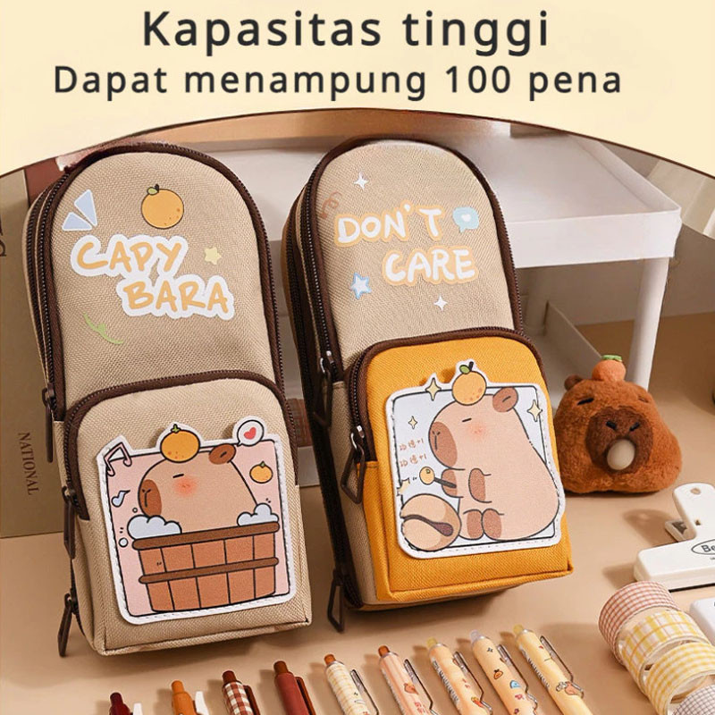 

JAMIN MURAH !!!Modis Lucu Kapibara Kuromi Melody Panda Pensil Case 6 Lapis Besar Kapasitas Multifungsi Tahan Air Siswa Kanvas Pensil Tas(BISA LANGSUNG ORDER)