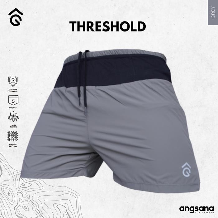 Celana Running Angsana Series Threshold Sport - GREY, S