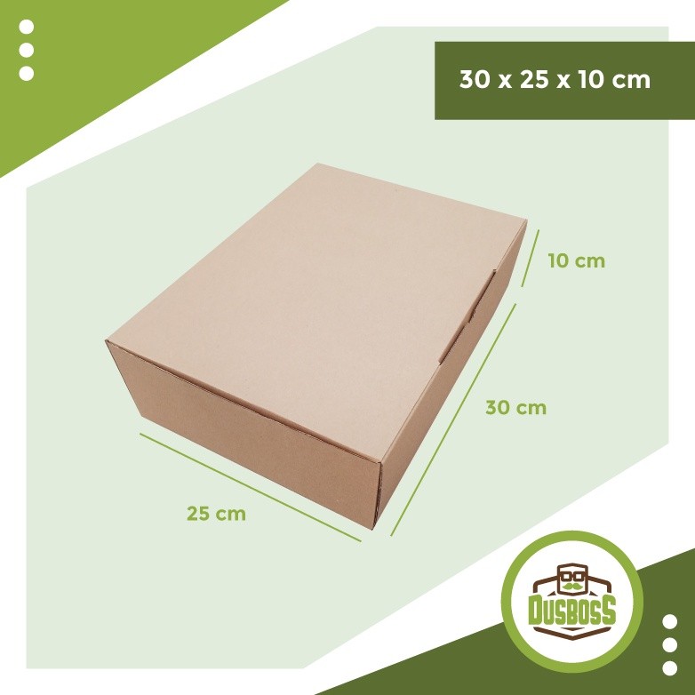 

Kardus Uk. 30 x 25 x 10 .... Die Cut kotak Kue, snack -aksesoris-dll model box pizza