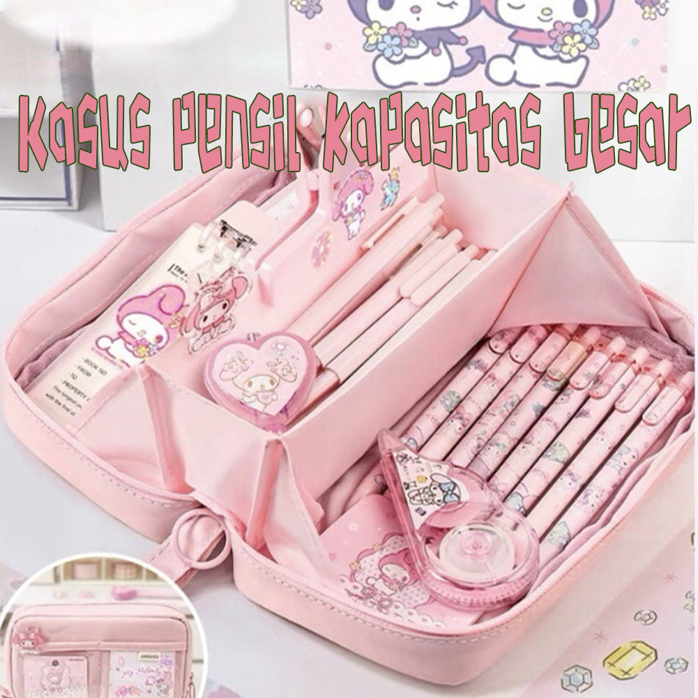 

JAMIN MURAH !!!Tas Pensil Tempat Alat Tulis Kotak Pensil Aesthetic Loopy Kapasitas Besar Untuk Anak(BISA LANGSUNG ORDER)