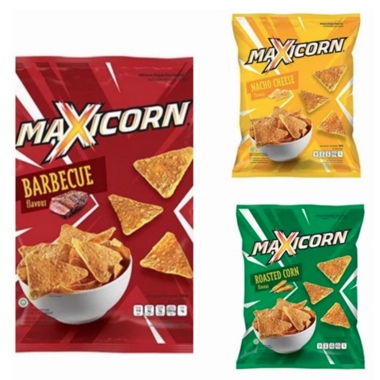 

UG MAXICORN Tortilla Chips Snack 150gr ROASTED CORN BARBEQUE CHEESE
