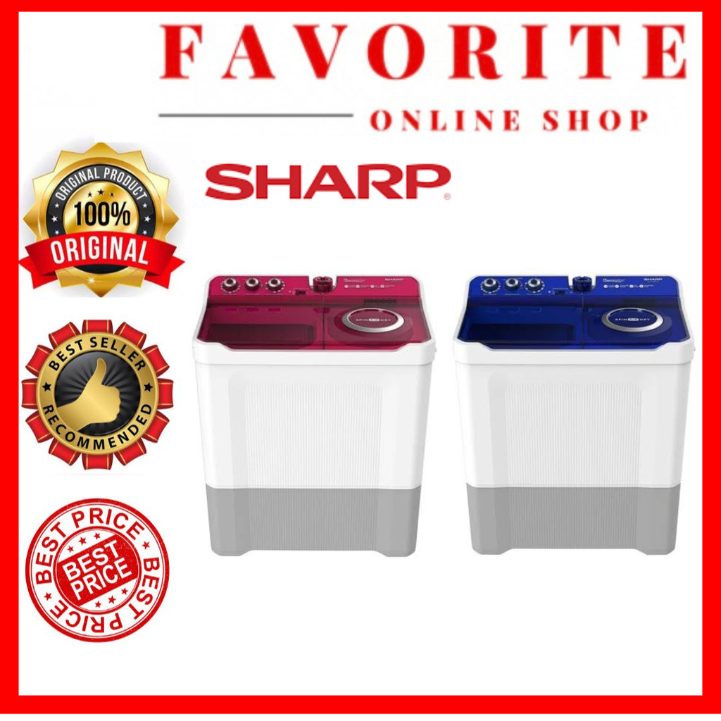 MESIN CUCI SHARP 1290 SHARP MESIN CUCI  EST 1290 12 KG