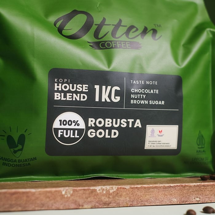 

JAMIN MURAH !!!100% Full Robusta Gold House Blend 1kg - Biji / Bubuk Kopi Komersial House Blend Robusta Otten Coffee Commercial Roasted Beans(BISA LANGSUNG ORDER)